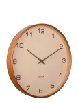 KARLSSON - Wall Clock Acento Wood White - Seinakellad - &Oslash; 40 CM