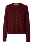 Selected - Slwthea Ls Knit Merino Cardigan Noos - Kardiganid - XXL