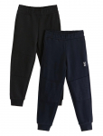 Lindex - 2-Pack Joggers With Reinforced Knees - Dressip&uuml;ksid - 92