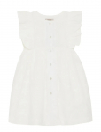 Huttelihut - Dress Ss Embroidery - L&uuml;hikeste varrukatega vabaajakleidid - 128