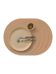 LIND DNA - 4-Set Table Mat Circle L Nupo - D:38CM