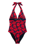 Tommy Hilfiger - Halter Rp Op Print (Ext Sizing) - Ujumisriided - S
