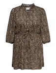 ONLY Carmakoma - Carastina 3/4 V-Neck Abk Dress Wvn Zl - L&uuml;hikesed kleidid - 42