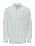 ONLY & SONS - Onsbarry Rlx Popplin Stripe Ls Cf - Triibulised s&auml;rgid - L