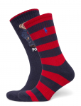 Polo Ralph Lauren - Bci Cotton-Dnm Trtlnck-Crw-2Pk - Tavalised sokid - ONE SIZE