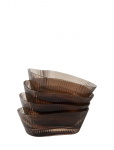 Muubs - Snack Bowl Ripe - Smoked Brown S/4 Pcs. - Serveerimiskausid - ONE SIZE