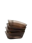 Muubs - Snack Bowl Ripe - Smoked Brown S/4 Pcs. - Serveerimiskausid - ONE SIZE