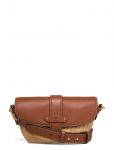 Lauren Ralph Lauren - Straw-Leather Small Lynden Shoulder Bag - V&ouml;&ouml;kotid - ONE SIZE