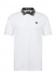Lyle & Scott - Tartan Collar Polo Shirt - L&uuml;hikeste varrukatega - S