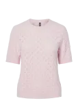 Pieces - Pclelou Ss O-Neck Knit Noos Bc - Džemprid - L