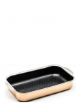 H&acirc;ws Santo - H&acirc;ws Santo Roaster 32X18Cm 2Mm Hybrid Coating Rose Gold - Ahjuvormid - 32X18CM