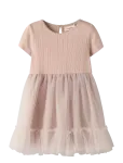 Lil'Atelier - Nmffanella Ss Tulle Dress Lil - L&uuml;hikeste varrukatega vabaajakleidid - 98