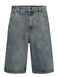 Daily Paper - Compact Shield Embroidery Denim Shorts - L&uuml;hikesed teksap&uuml;ksid - L