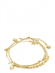 Pilgrim - Prism Bracelet Gold-Plated - K&auml;eketid - ONE SIZE