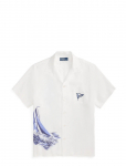 Polo Ralph Lauren - Classic Fit Nautical Linen Camp Shirt - Vabaaja s&auml;rgid - M