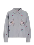 Hunk&oslash;n - Electra Shirt - Pikkade varrukatega - M