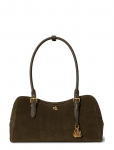 Lauren Ralph Lauren - Suede Large Marcy Zip Satchel - V&auml;ikesed &uuml;le&otilde;lakotid - ONE SIZE