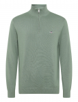 Gant - Cotton Half-Zip Sweater - Poolpika lukuga džemprid - M