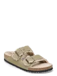 Birkenstock - Arizona Shearling Leve Taupe Laf - Madalad sandaalid - 42