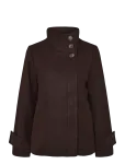 Bubbleroom - High Neck Short Coat - Kerged mantlid - L