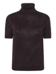 Davida Cashmere - Brushed Turtleneck T-Shirt - L&uuml;hikeste varrukatega - S