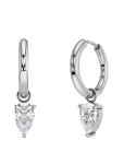 Edblad - Arrow Hoops L Silver One Size - R&otilde;ngad - ONE SIZE