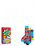 Happy Socks - 3-Pack Super Dad Socks Gift Set - Tavalised sokid - 41-46
