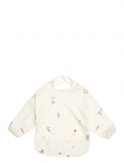Cam Cam Copenhagen - Sleeved Bib - Blueberries - Pikkade varrukatega pudip&otilde;lled - ONE SIZE