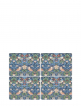 Morris & Co - Placemat Strawberry Thief Blue 4-P - Lauamatid - 40.1X29.8CM
