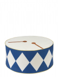 Fabelab - Christmas Cushion - Drum - Regal Blue - Padjad - 50CM DIAX22CM H