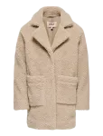 Kids Only - Kognewaurelia Life Sherpa Coat Otw - Kunstkarusnahk - 134