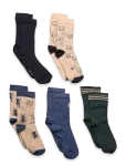 Minymo - Socks W. Pattern (5-Pack) - Sokid - 35\38