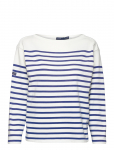 Polo Ralph Lauren - Striped Boatneck Mariner Tee - Pikkade varrukatega - M