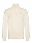 Gant - Cotton Knit Half-Zip Sweater - Poolpika lukuga džemprid - XXXL