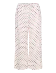 Lindex - Cropped Pyjama Trousers In Seersucker - P&uuml;ksid - XS