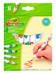 Crayola - Crayola Mini Kids Jumbo Decorated Pencils 8 Pcs - V&auml;rvilised pliiatsid - ONE SIZE