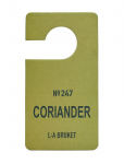 L:a Bruket - 247 Fragrance Tag Coriander - L&otilde;hnahajutajad - 1 pcs