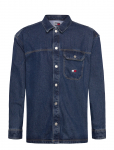 Tommy Jeans - Tjm Essential Denim Overshirt - Teksas&auml;rgid - XS