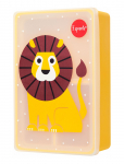 3 Sprouts - 3 Sprouts Silicone Bento Food Box, Lion/Yellow - Toidukarbid - 20.32X12.7X6.0CM