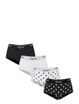Pieces - Pclogo Lady 4 Pack Aop/Solid Noos Bc - Alusp&uuml;ksid - L