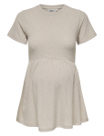 Only Maternity - Olmmalaya S/S O-Neck Top Jrs Noos - L&uuml;hikeste varrukatega - S