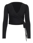 Aim&acute;n - Shape Seamless Wrap Long Sleeve - Spordi pikkade varrukatega topid - XS