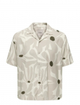 ONLY & SONS - Onsdash Life Reg Aop Ss 001 Resort Shirt - L&uuml;hikeste varrukatega s&auml;rgid - S