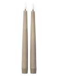 C'est Bon - Rustic Finish Led Taper Candle 2-Pack - LED-k&uuml;&uuml;nlad - H22CM