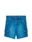 Boboli - Knit Denim Bermuda Shorts - L&uuml;hikesed p&uuml;ksid - 128