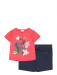 Boboli - Set Knit - Komplektid l&uuml;hikeste varrukatega T-s&auml;rgiga - 116
