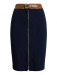 Lauren Ralph Lauren - Faux-Leather-Trim Ponte Pencil Skirt - P&otilde;lveni ja midiseelikud - 40