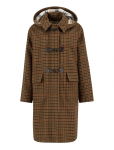 Barbour - Barbour Melody Check Wool Duffle Coat - Villased mantlid - 48