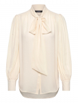 Lauren Ralph Lauren - Georgette Tie-Neck Blouse - Pikkade varrukatega - XXL