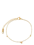 Timi Of Sweden - Sarah - 3 Small Hearts Bracelet Stainless Steel - K&auml;eketid - ONE SIZE 18 cm